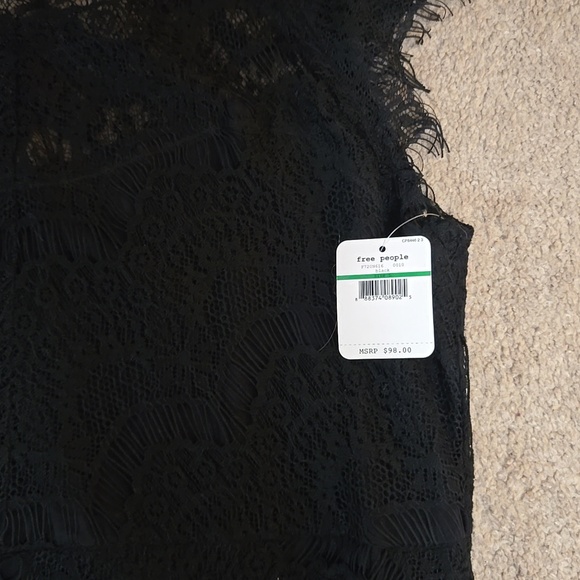 Free People Lace Peek a boo Dress - Picture 8 of 12